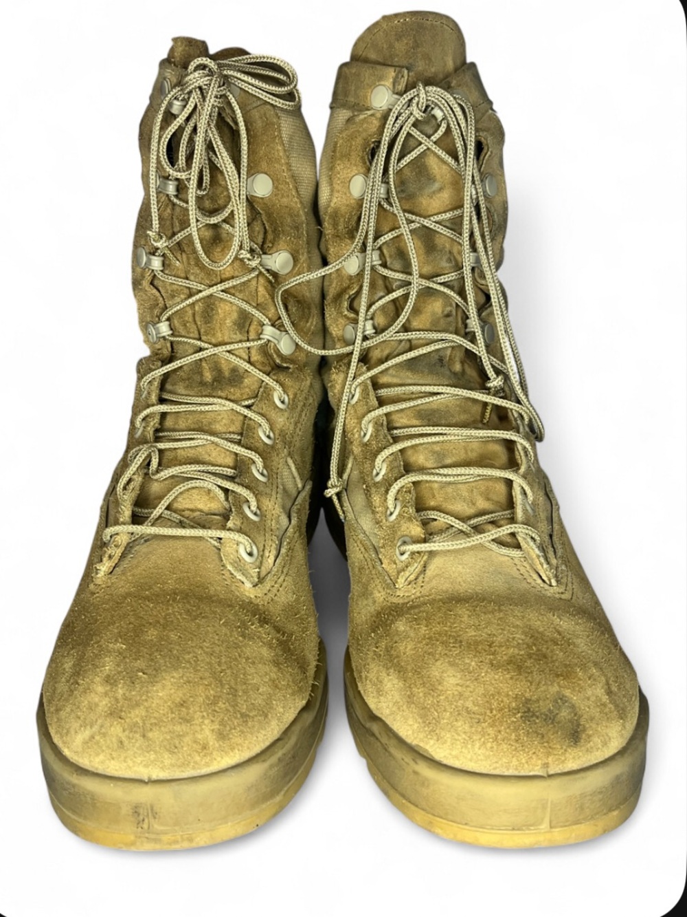 Belleville 790 V - VIBRAM HIGH TOP STEEL TOE MILITARY COMBAT BOOTS SIZE 12 SHOES